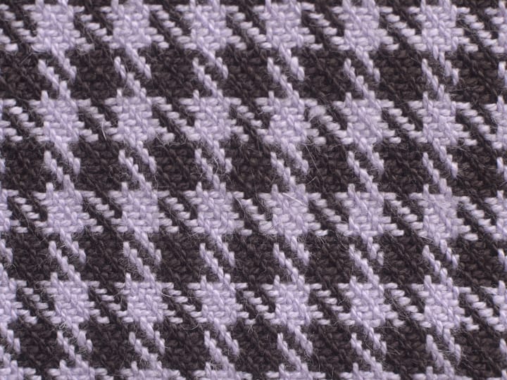 twill weave fabric in brown and lavender